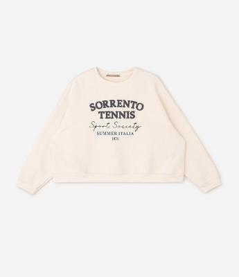 Casaco Cropped em Moletom com Patch Chenille Curve & Plus Size