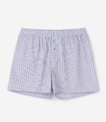 Cueca Samba-Canção Masculina Listrada Fio Tinto