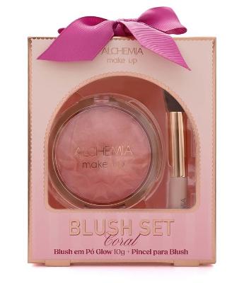 Kit Alchemia com Pincel de Maquiagem + Blush  
