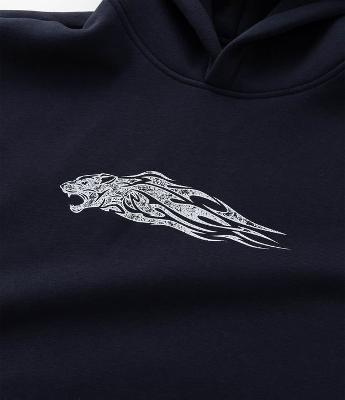 Casaco Relaxed em Moletom com Estampa Lettering Guepardo Reckless 98