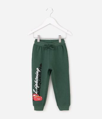 Calça Infantil Relâmpago McQueen em Moletom – Tam 2 a 6 Anos