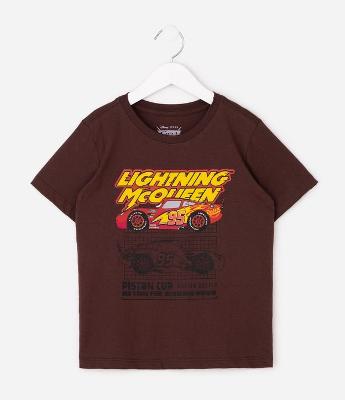 Camiseta Infantil Lightning McQueen Piston Cup – Tam 2 a 8 Anos