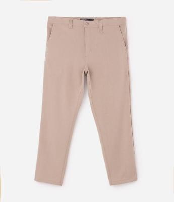 Calça Alfaiatada Slim Cropped em Viscose