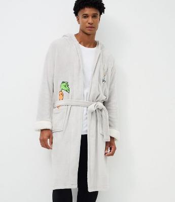 Robe Longo Licenciado Pernalonga em Plush