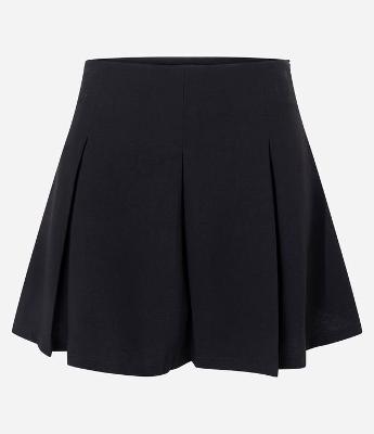 Saia Short com Pregas em Meia Malha