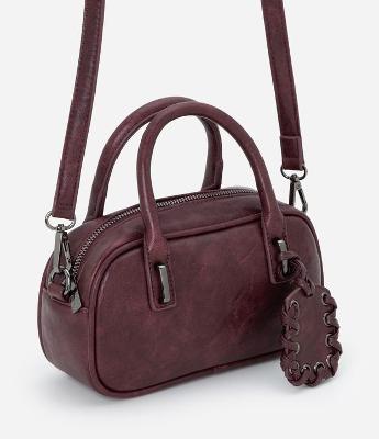 Bolsa Média em PU Estruturado com Alça Removível