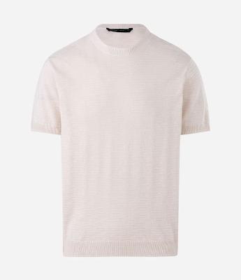 Camiseta Tricô Micronervura Manga Curta