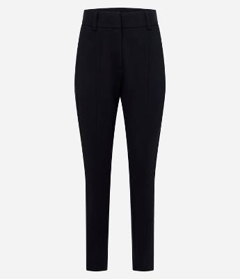Calça Montaria Skinny com Pregas Frontais