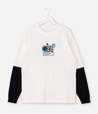 Camiseta Infantil Sobreposta Basquete - Tam 5 a 14 Anos
