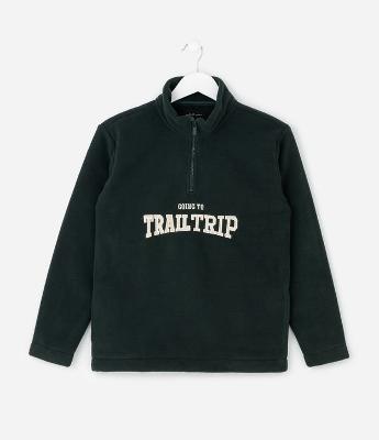 Casaco Infantil com Bordado Lettering – Tam 5 a 14 Anos