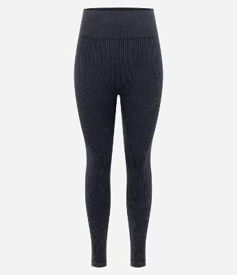 Calça Legging Esportiva em Microfibra Seamless com Cós Transpassado