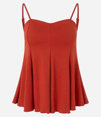 Blusa Peplum de Alcinha em Ponto Roma