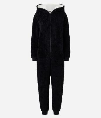 Macacão de Pijama em Fleece com Capuz Kuromi