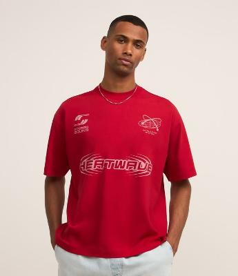 Camiseta Sportcore Overboxy com Estampa Heatwave