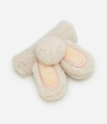 Presilha de Cabelo Infantil Plush Coelho - Tam U