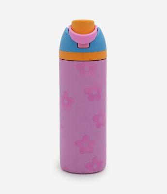 Copo Térmico Com Estampa de Flores 740ml
