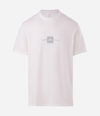 Camiseta Comfort com Estampa em Relevo