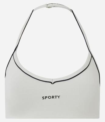 Top Esportivo Frente Única com Lettering Spoty