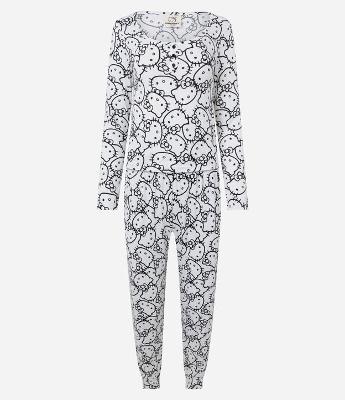 Pijama Longo com Estampa Hello Kitty