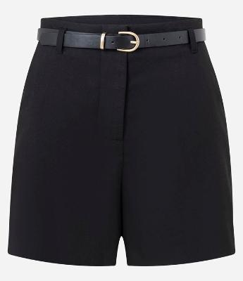 Short Alfaiatado com Cinto em PU