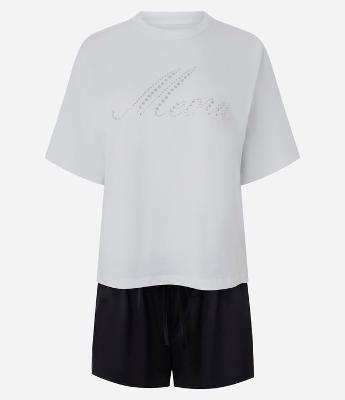 Blusa Curto em Algodão com Aplicação Meow