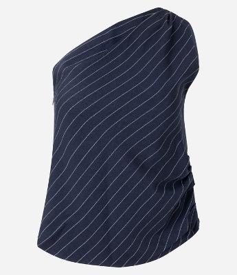 Blusa Alfaiatada com Um Ombro Só