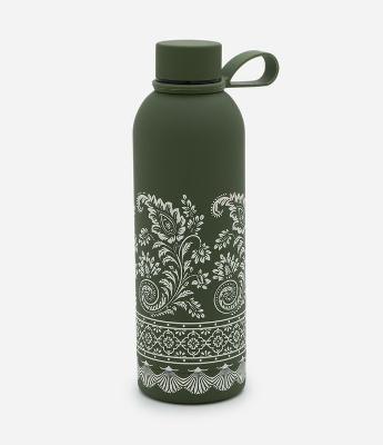 Garrafa Térmica com Estampa Paisley 500ml