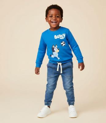 Casaco Moletom Infantil com Estampa Bluey - Tam 2 A 6 Anos