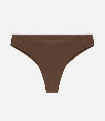 Biquini Calcinha Hot Pants com Cós Contrastantes