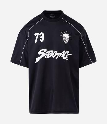 Camiseta Oversized SABOTAGE 73 com Estampa