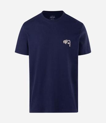 Camiseta Comfort Old Pal Zone Estampa Abstrata Suedine