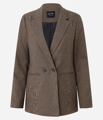 Blazer Alongado Alfaiatado Xadrez