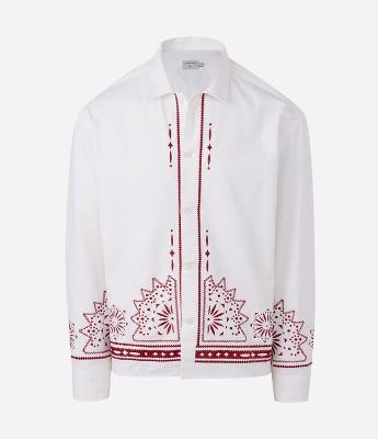 Camisa em Algodão com Mandala Bordada Alceu Valença