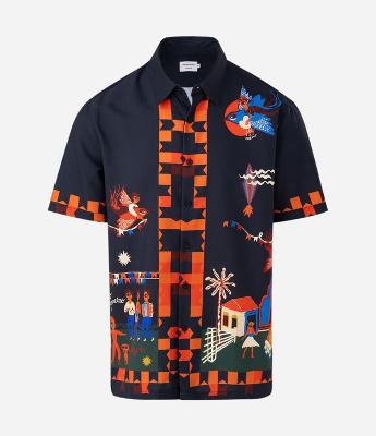 Camisa com Estampa Cena Festa de Alceu Valença
