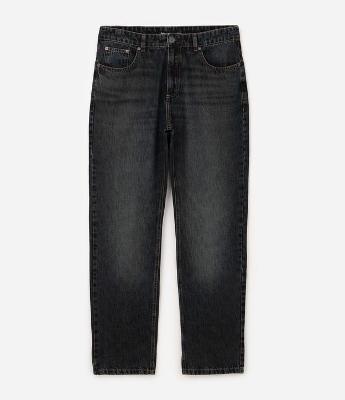 Calça Jeans Reta Lavagem Escura