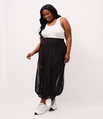 Saia Balonê Midi em Tule Curve & Plus Size