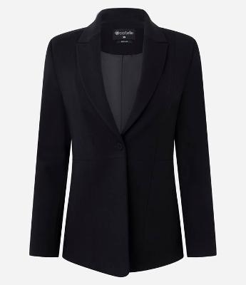 Blazer Estruturado em Ponto Roma