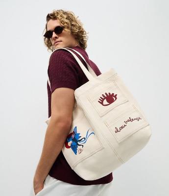 Bolsa Tote Bag em Algodão Alceu Valença