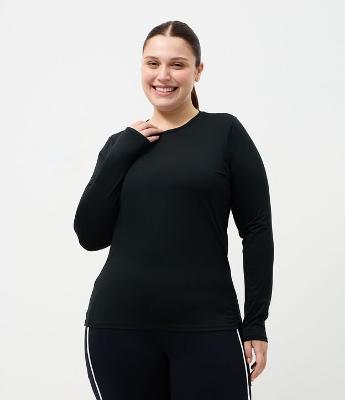 Blusa Esportiva Manga Longa Térmica Curve & Plus Size