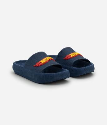 Chinelo Infantil Slide com Estampa Hot Wheels – Tam 27 ao 34