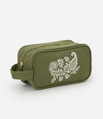 Necessaire Estojo com Estampa Paisley