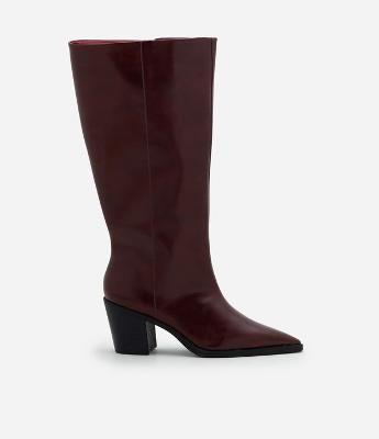 Bota Western Cano Longo em PU