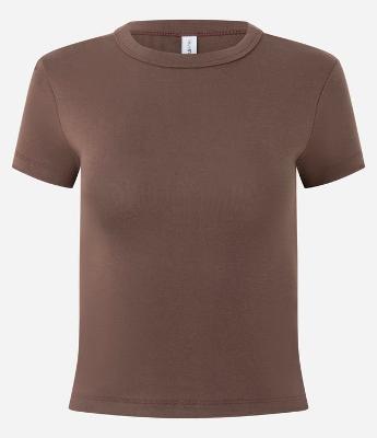 Blusa Justinha em Algodão com Mangas Curtas