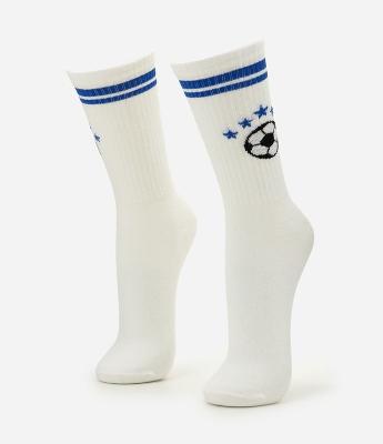 Meia Cano Longo Futebol Divertida
