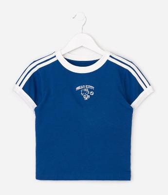 Baby Look Infantil com Estampa Hello Kitty – Tam 5 a 16 Anos