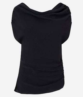 Blusa Ombro a Ombro com Drapeado