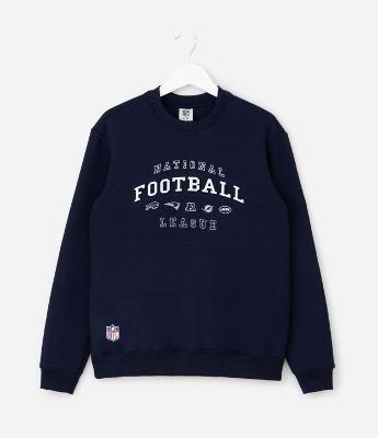 Casaco Infantil com Lettering em Relevo NFL – Tam 5 a 14 Anos