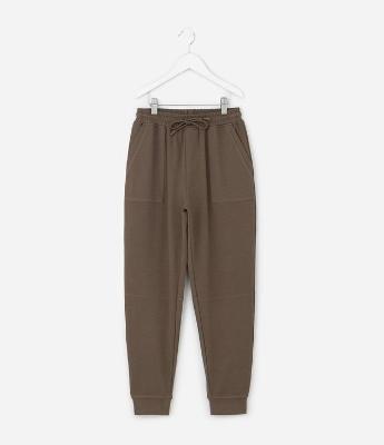 Calça Infantil com Recorte no Joelho e Bolsos – Tam 5 a 14 Anos