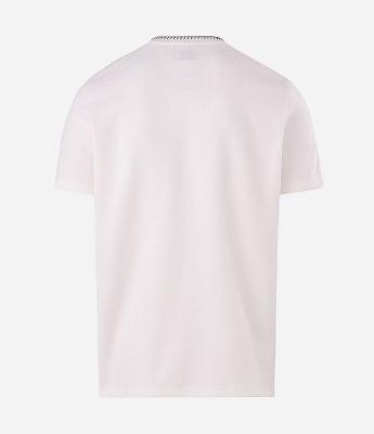 Camiseta Texturizada com Bordado