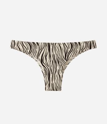 Biquini Calcinha Básica com Estampa Animal Print